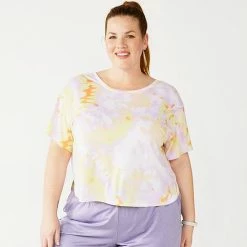 Women's Tek Gear® Cross-Back Drop-Shoulder Tee Luminous Pink