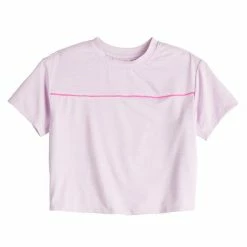 Girls 7-16 Tek Gear® Tulip Back Tee In Regular & Plus Pink Trillion