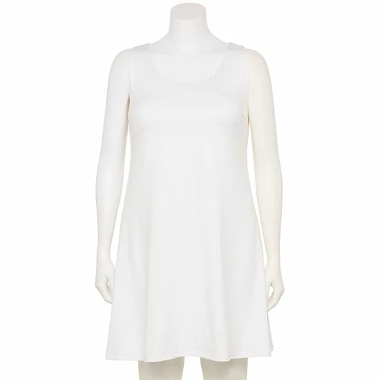 Plus Size Tek Gear® Racerback Exercise Dress Modern White 2 Plus Size Tek Gear® Racerback Exercise Dress Modern White - Image 2