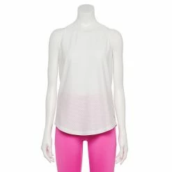 Women's Tek Gear® Mesh Racerback Tank Esta Olive