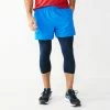 Men's Tek Gear® Three-Quarter Base Layer Leggings Dark Blue
