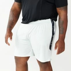 Big & Tall Tek Gear® Printed Dry Tek Shorts Teal Stripe