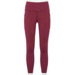 Petite Tek Gear® Shapewear High-Rise 7/8 Leggings Chilled Wine