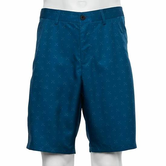 Men's Tek Gear® Patterned Flat-Front Golf Shorts Blue Crayon - Image 5