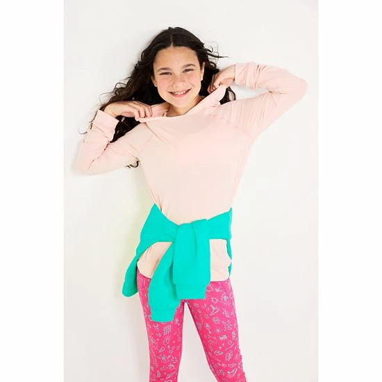 Girls 7-16 Tek Gear® Core Performance 7/8 Leggings In Regular & Plus Black Spatter - Image 2