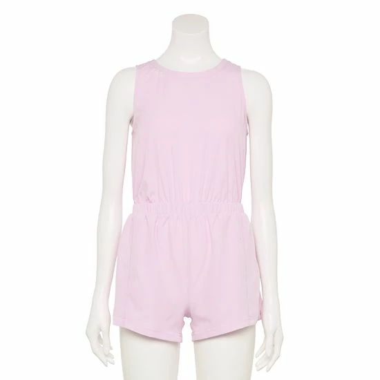 Women's Tek Gear® Woven Romper Daydream Purple 1 Women's Tek Gear® Woven Romper Daydream Purple