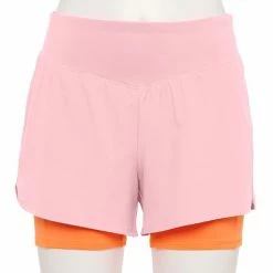 Women's Tek Gear® V-Front 2-in-1 Shorts Brassy Gold