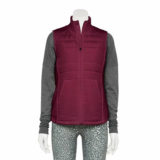 Women's Tek Gear® Mixed-Media Vest Coral Ditsy Floral - Image 11