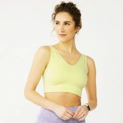 Tek Gear® Seamless Low-Impact Longline Sports Bra Luminous Pink