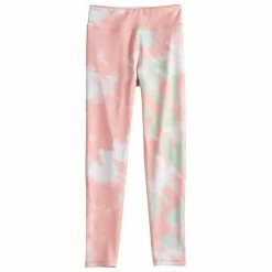 Girls 7-16 Tek Gear® Printed Performance Leggings In Regular & Plus Blue Leopard Print