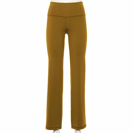 Women's Tek Gear® Shapewear Flared Workout Pants Chilled Wine 2 Women's Tek Gear® Shapewear Flared Workout Pants Chilled Wine - Image 2