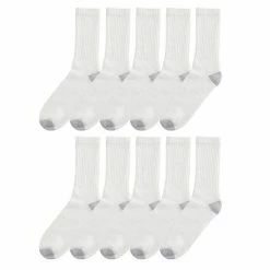 Men's Tek Gear® 10-Pack Crew Socks Black