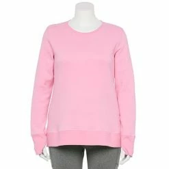 Plus Size Tek Gear® Ultrasoft Fleece Sweatshirt Strawberry Malt