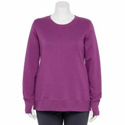 Plus Size Tek Gear® Ultrasoft Fleece Sweatshirt Strawberry Malt -Tek Gear Shop unnamed file 739