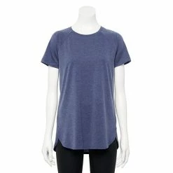 Women's Tek Gear® High Slit Tunic Tee Navy Romance