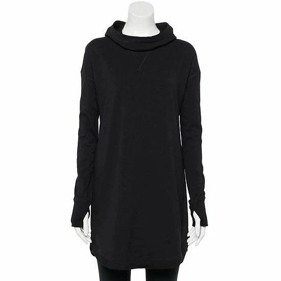 Women's Tek Gear® Essentials Hooded Cowlneck Tunic Modern White - Image 6