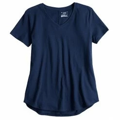 Women's Tek Gear® Essential Short Sleeve Tee Aqua Silver Heather -Tek Gear Shop unnamed file 939