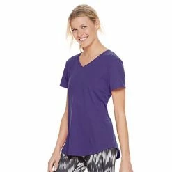Women's Tek Gear® Essential Short Sleeve Tee Aqua Silver Heather -Tek Gear Shop unnamed file 942