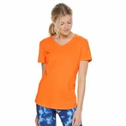 Women's Tek Gear® Essential Short Sleeve Tee Aqua Silver Heather -Tek Gear Shop unnamed file 944
