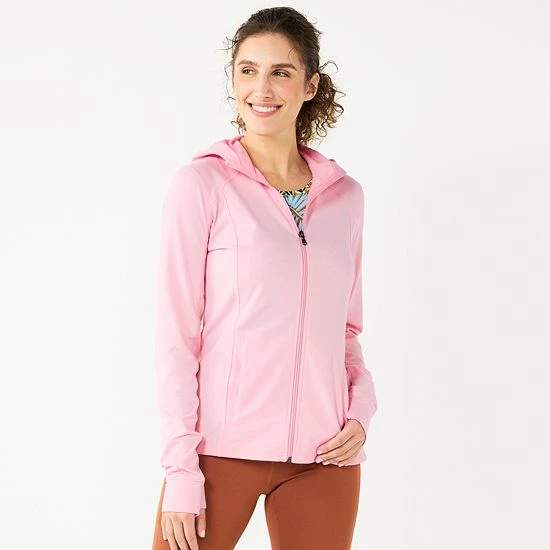 Women's Tek Gear® Essential Hooded Jacket Night Life Teal - Image 20